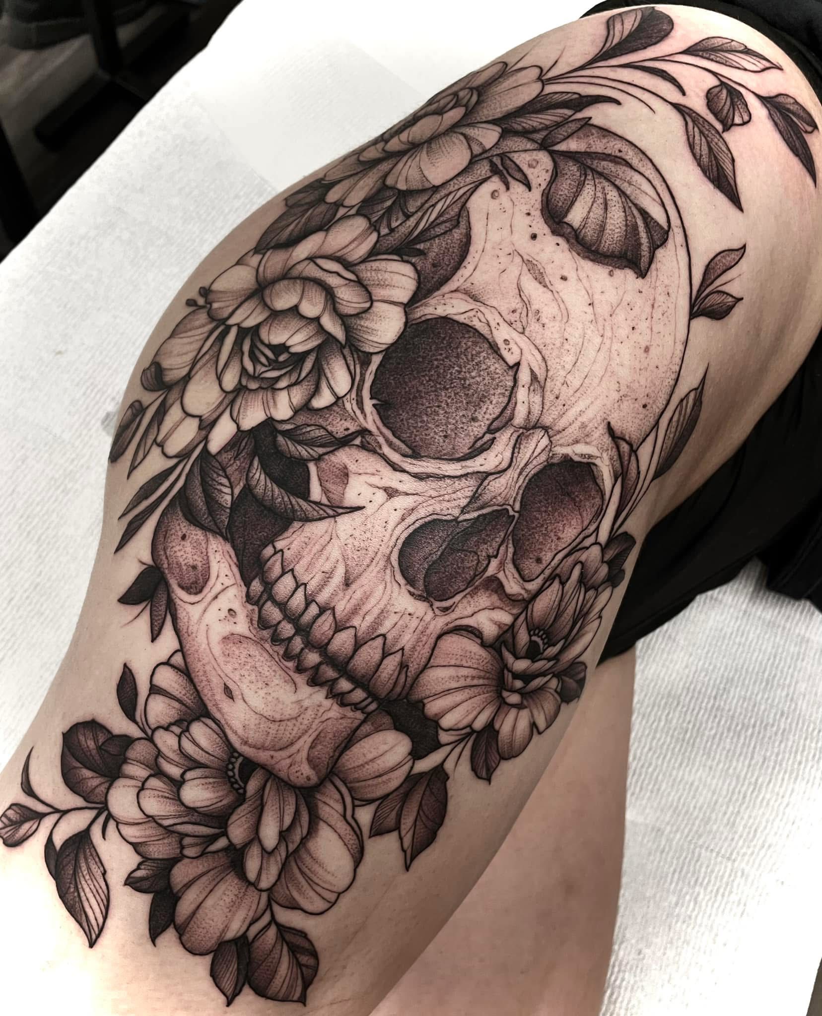 Tattoo portfolio piece by @diegoink